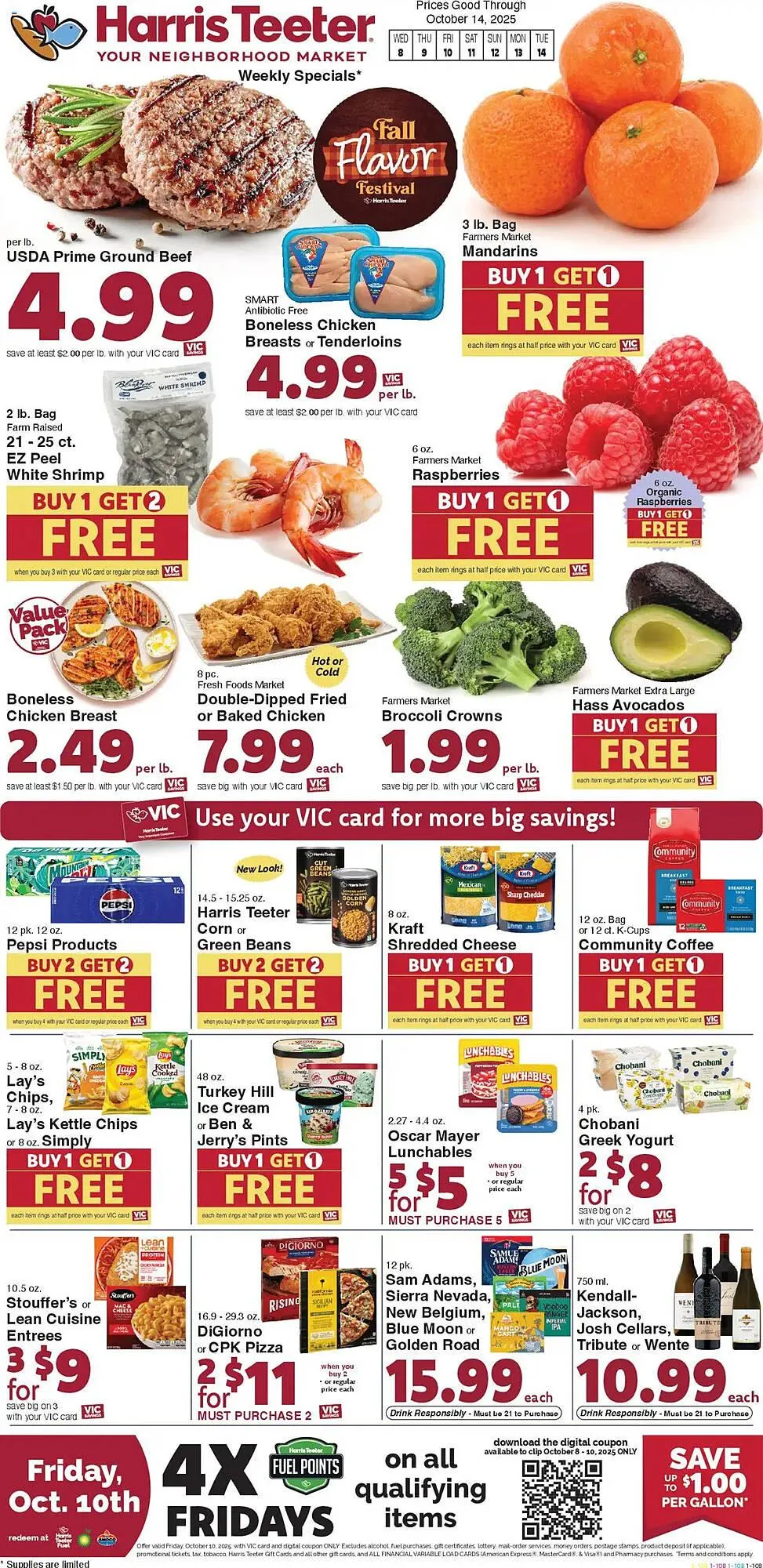 Weekly ad Harris Teeter weekly ad from October 8 to October 15 2025 - Page 1