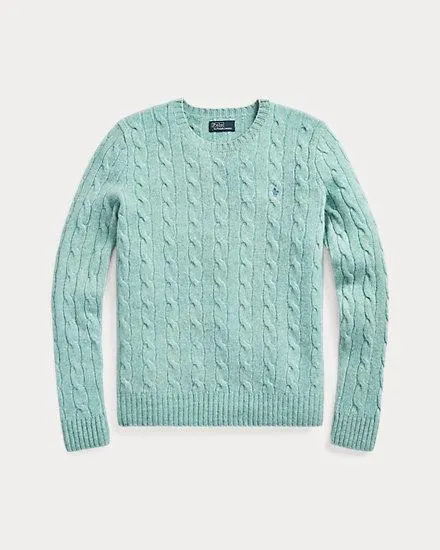 Cable-Knit Wool-Cashmere Sweater