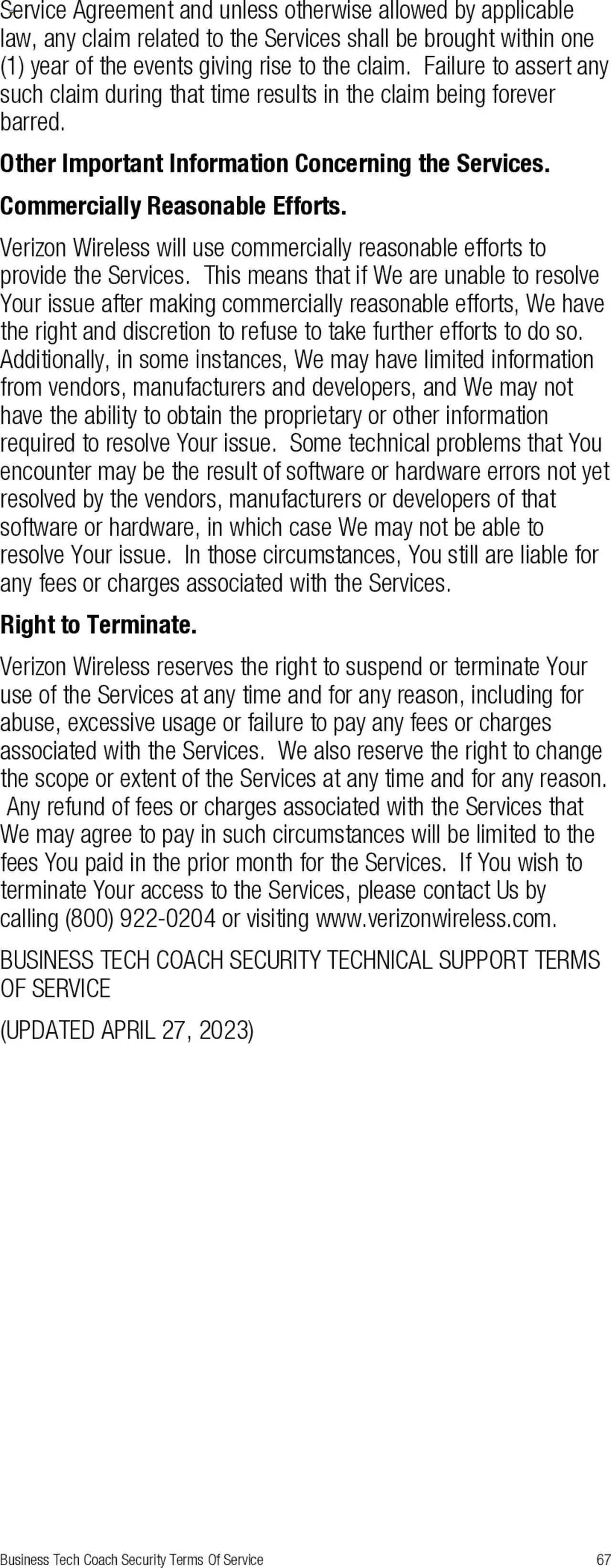Weekly ad Verizon - Total Mobile Protection for Business is Getting an Upgrade from February 15 to December 31 2024 - Page 71