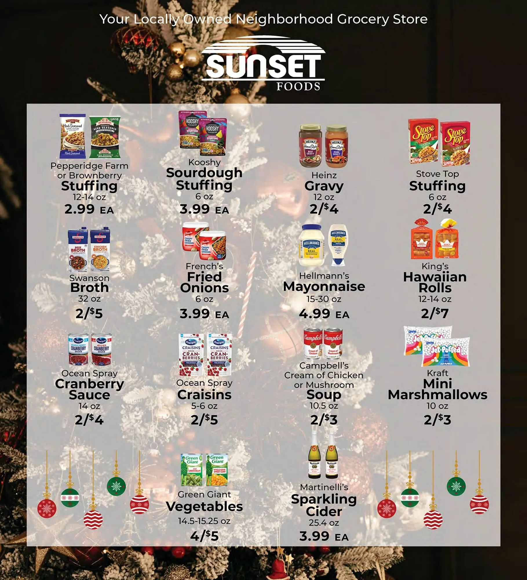 Weekly ad Sunset Foods weekly ad from December 24 to December 30 2025 - Page 1
