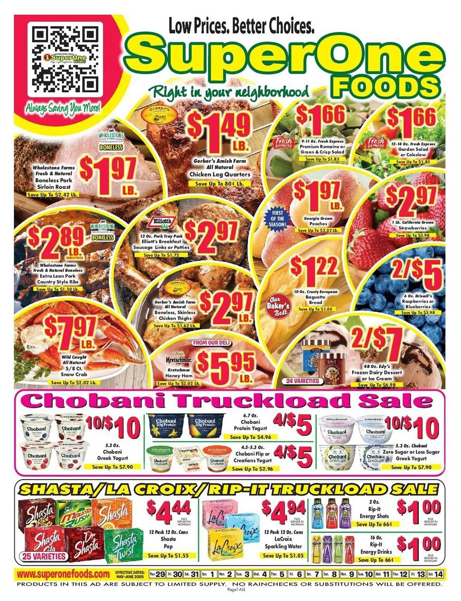 Miners County Market Weekly Ad - 1