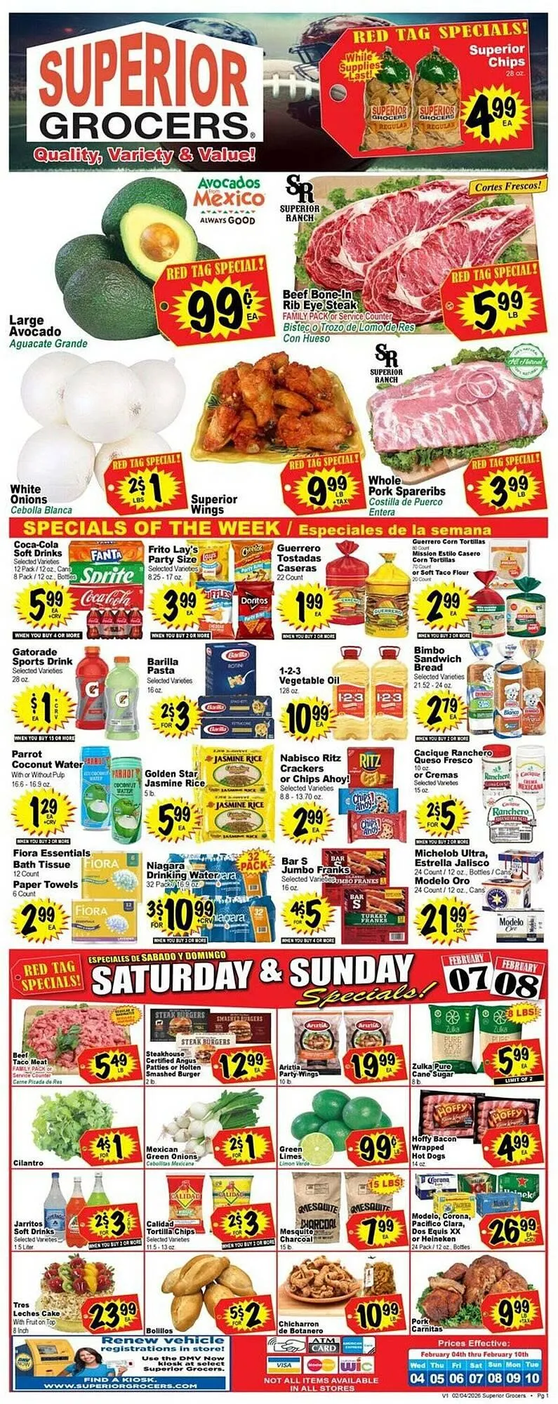 Weekly ad Superior Grocers weekly ad from February 4 to February 10 2026 - Page 1