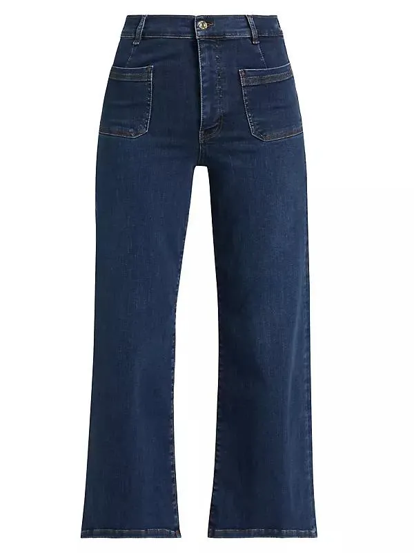 Le Slim Palazzo High-Rise Jeans