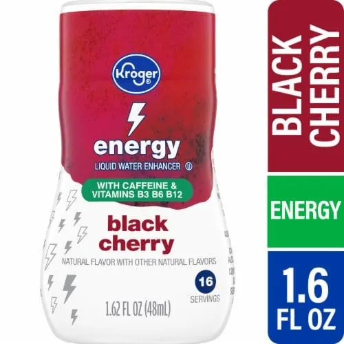 Kroger® Energy Black Cherry Water Enhancer Bottle