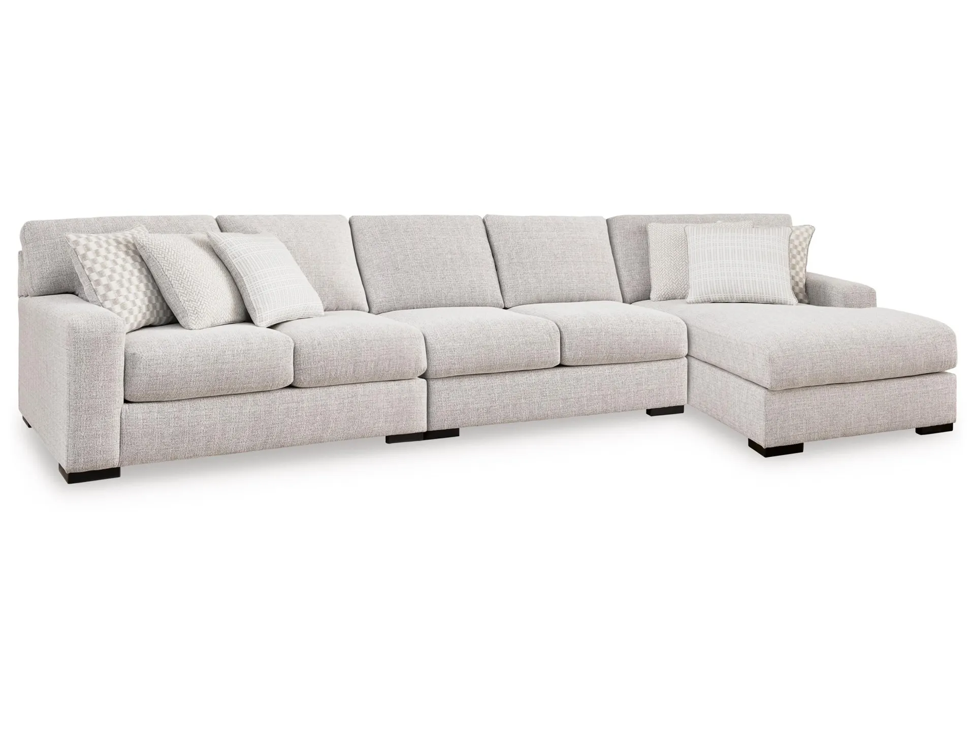 Larce 3-Piece Next-Gen Nuvella™ Performance Fabric Sectional with Chaise