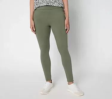 LOGO Layers by Lori Goldstein Regular Pull-On Full Length Legging