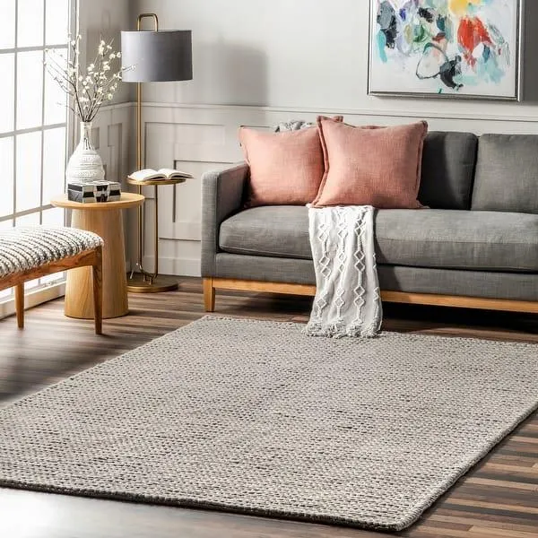 Brooklyn Rug Co Handmade Braided Wool Area Rug