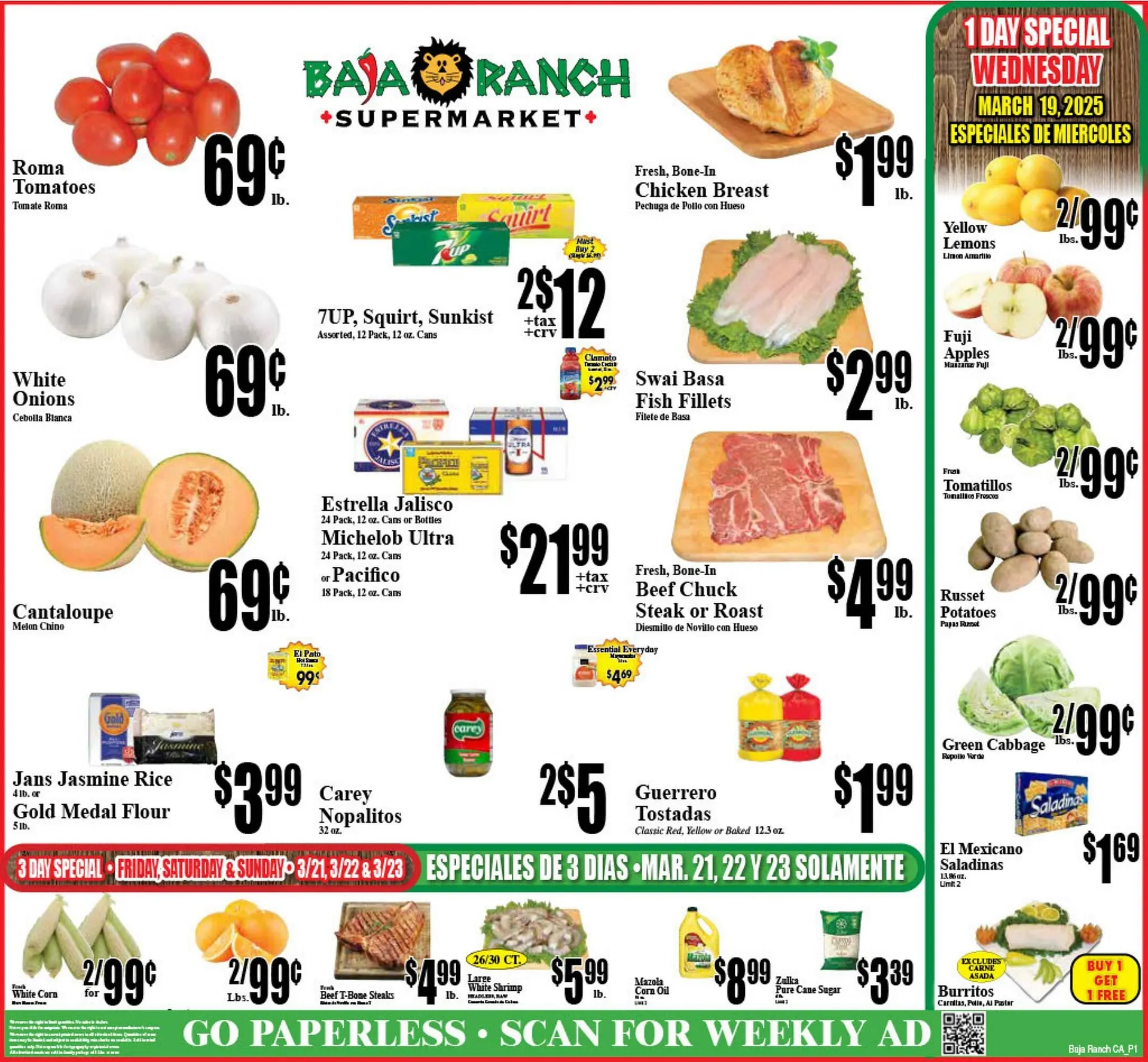 Baja Ranch Weekly Ad - 1