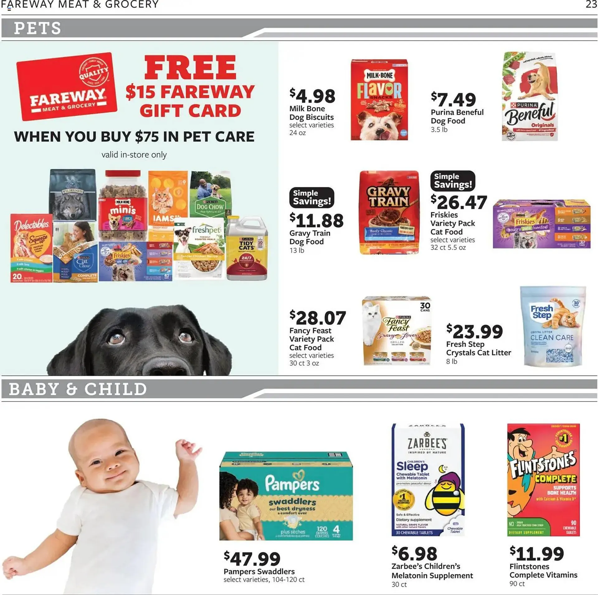Weekly promotion Fareway weekly ad spanning from May 4 to May 9 2026 - Page 23 for Catalogue 365