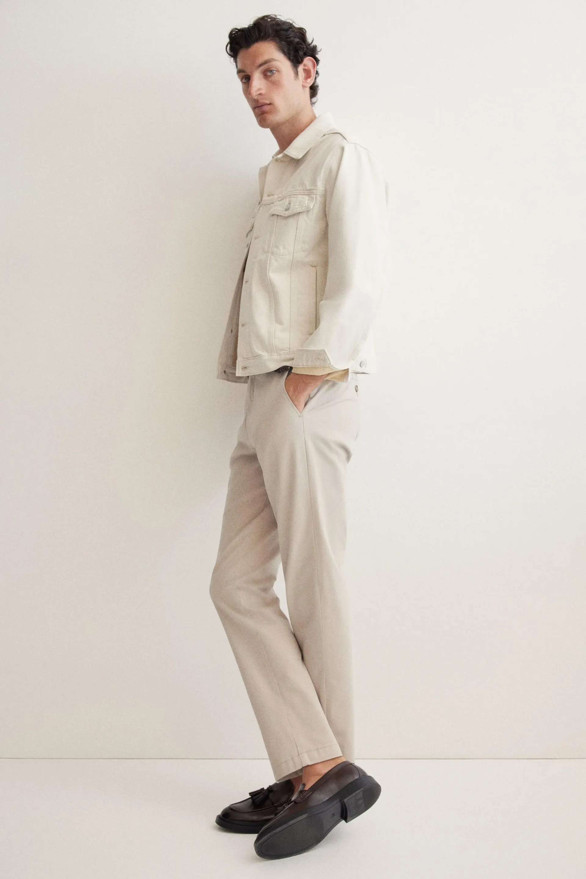 Slim-Fit Cotton Chinos