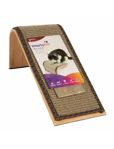 SmartyKat Sisal Angle Ramp Cat Scratcher with Organic Catnip