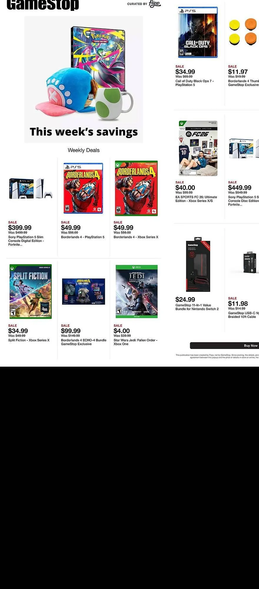 Game Stop weekly ad - 1