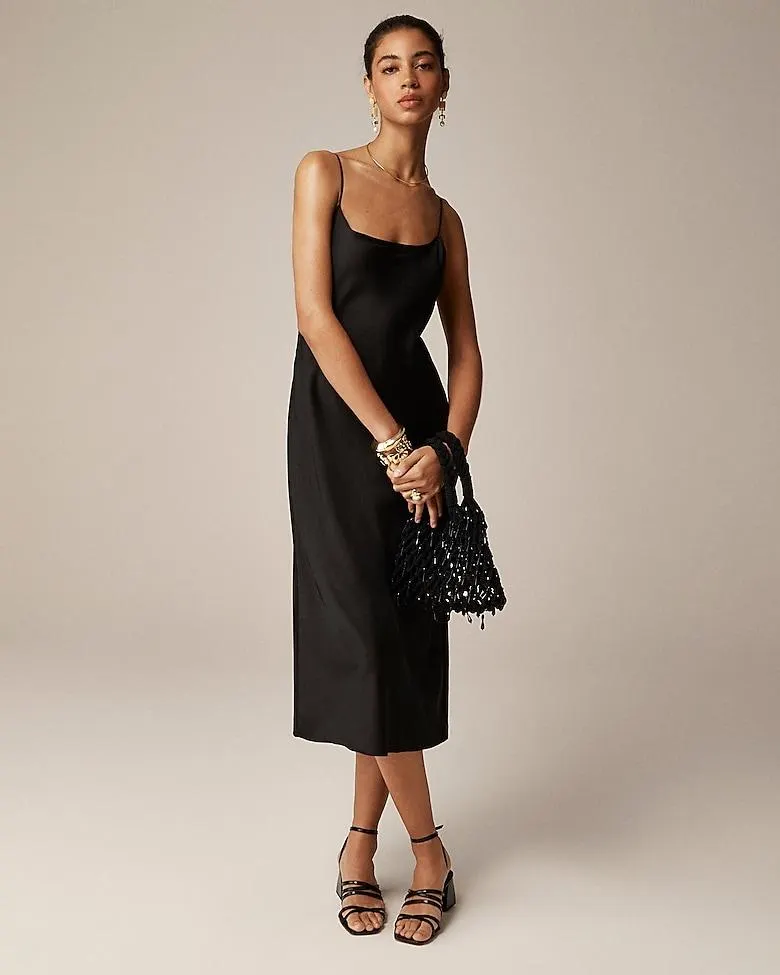 Gwyneth slip dress in luster charmeuse