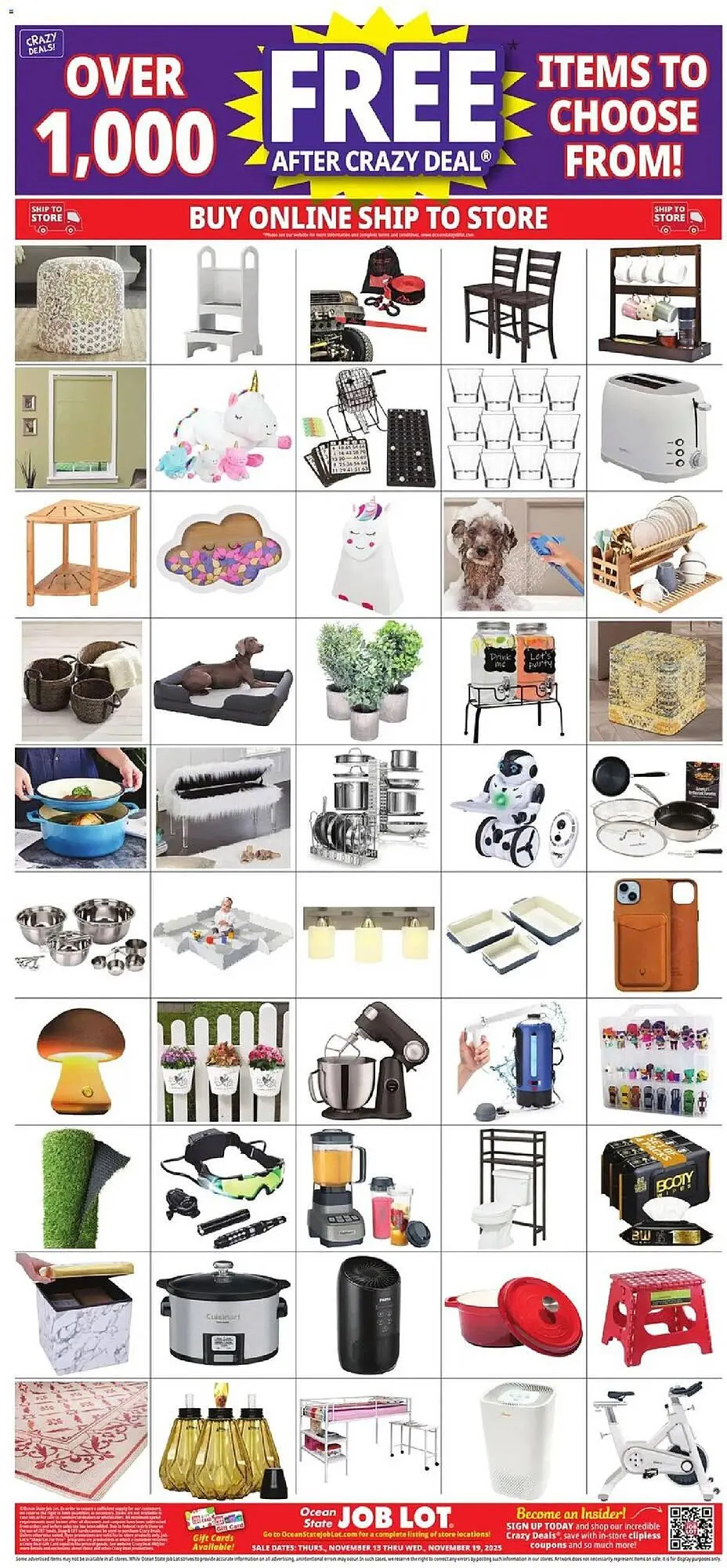 Weekly ad Ocean State Job Lot flyer from November 13 to November 19 2025 - Page 22