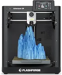 FLASHFORGE 3D Printer AD5M, CoreXY 600mm/s High-Speed Printer with 1-Click Auto Leveling, High-Temp Direct Drive Extruder, 3s Quick-Swap Nozzle, 220×220×220mm Build Volume