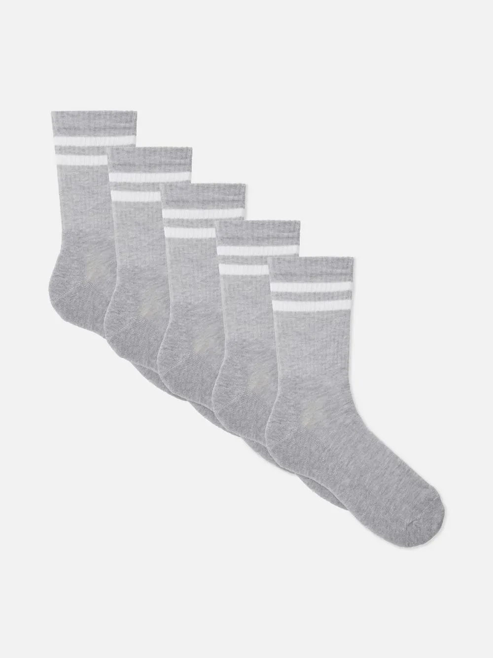 5-Pack Striped Sports Socks
