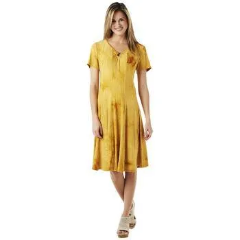 Womens Sami & Jo Short Sleeve Fit & Flare O Ring Dress