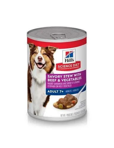 Hill's® Science Diet® Mature Adult Savory Stew with Beef & Vegetables, 12.8 Ounces Can