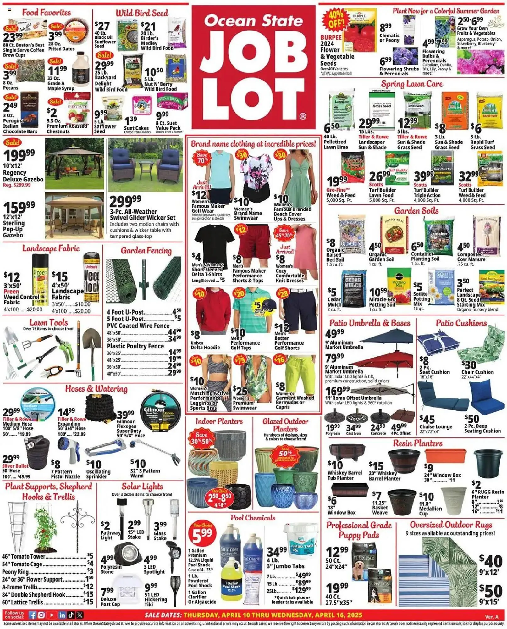 Weekly ad Ocean State Job Lot Weekly Ad from April 10 to April 16 2025 - Page 1
