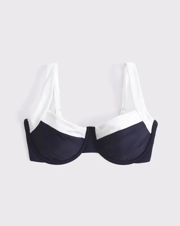Curve Love Wide Strap Underwire Bikini Top
