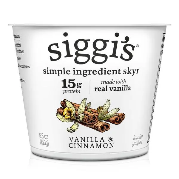 Siggi's Strained Low-Fat Yogurt Vanilla & Cinnamon