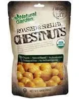 Natural Garden - Roasted & Shelled Organic Chestnuts 8.8 Oz