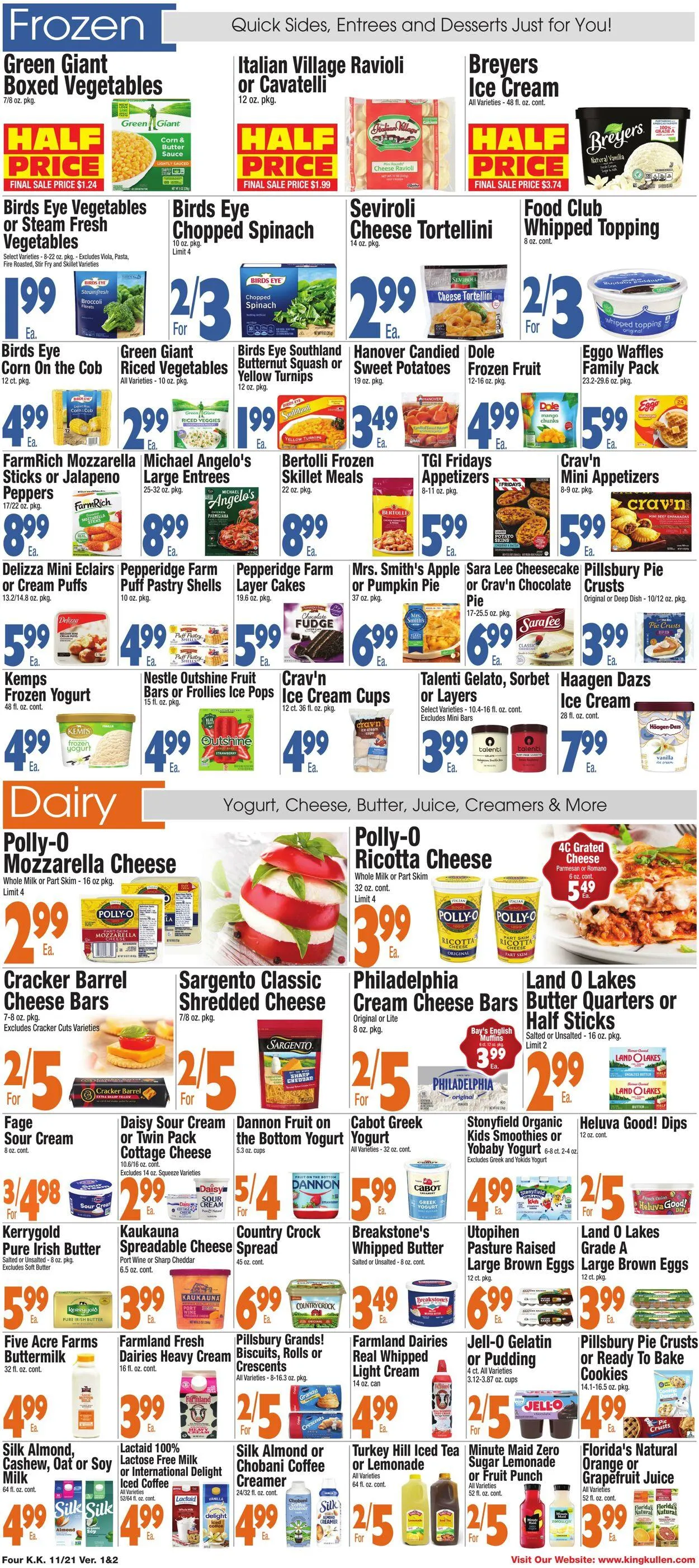 Weekly promotion King Kullen Current weekly ad spanning from November 20 to November 27 2025 - Page 4 for Catalogue 365