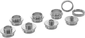 Milescraft 1228 Metal Bushing Set - 11 pc. Router Template Guide Set – Fits Porter Cable Style Router Sub Bases - Universal