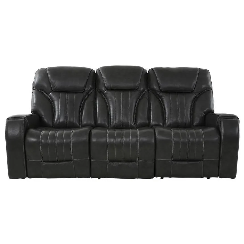 Power Reclining Leather Sofa