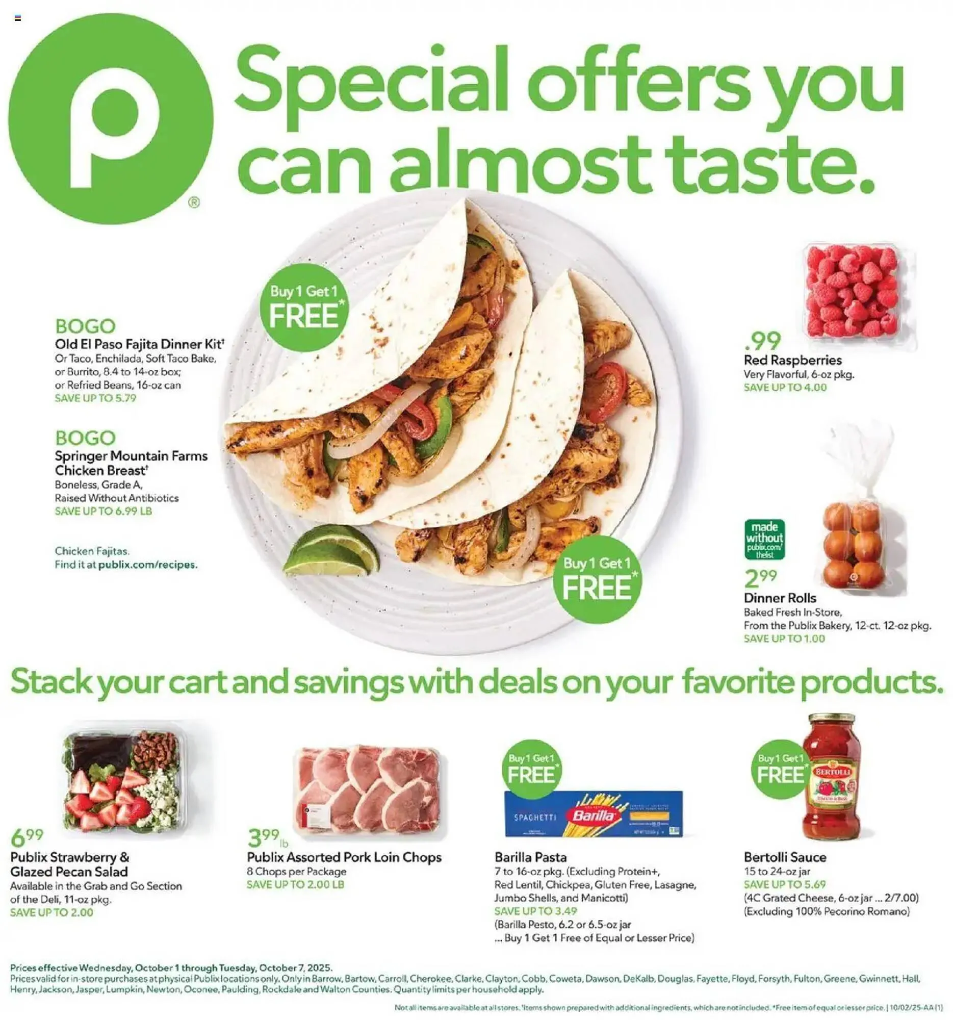 Weekly ad Publix weekly ad from October 1 to October 7 2025 - Page 1