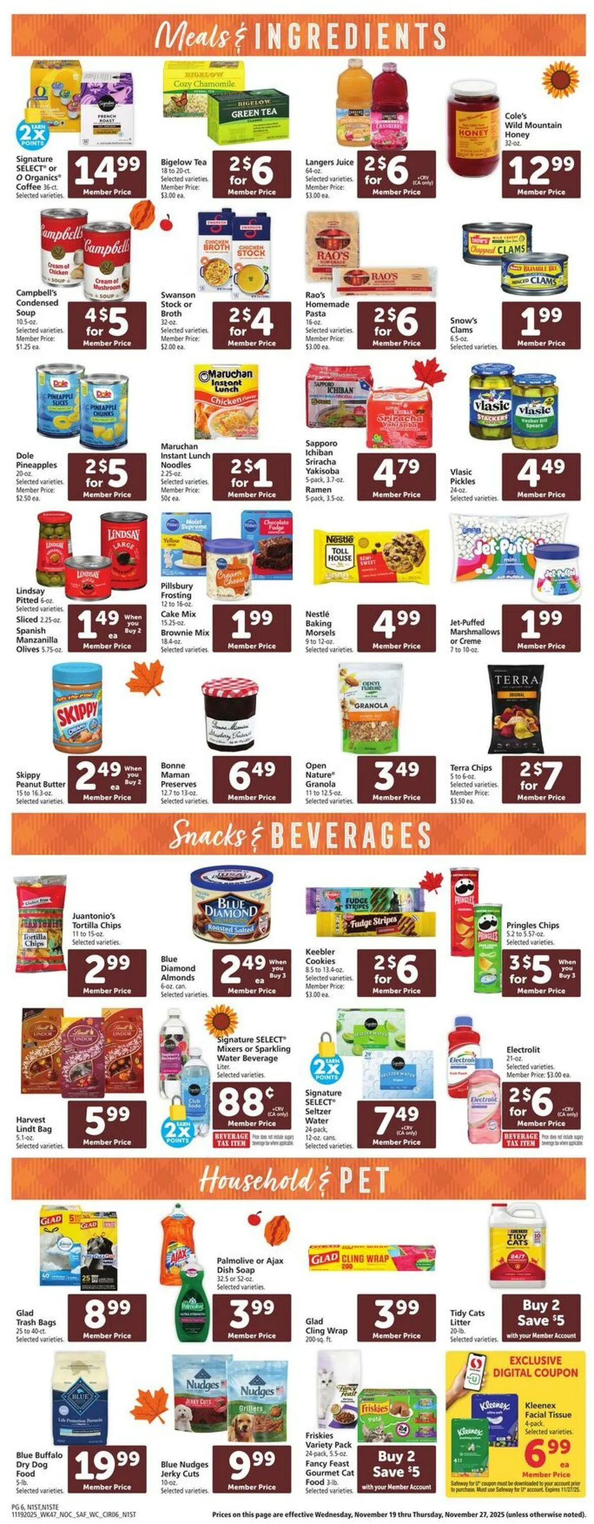 Weekly ad Safeway Current weekly ad from November 19 to November 27 2025 - Page 8