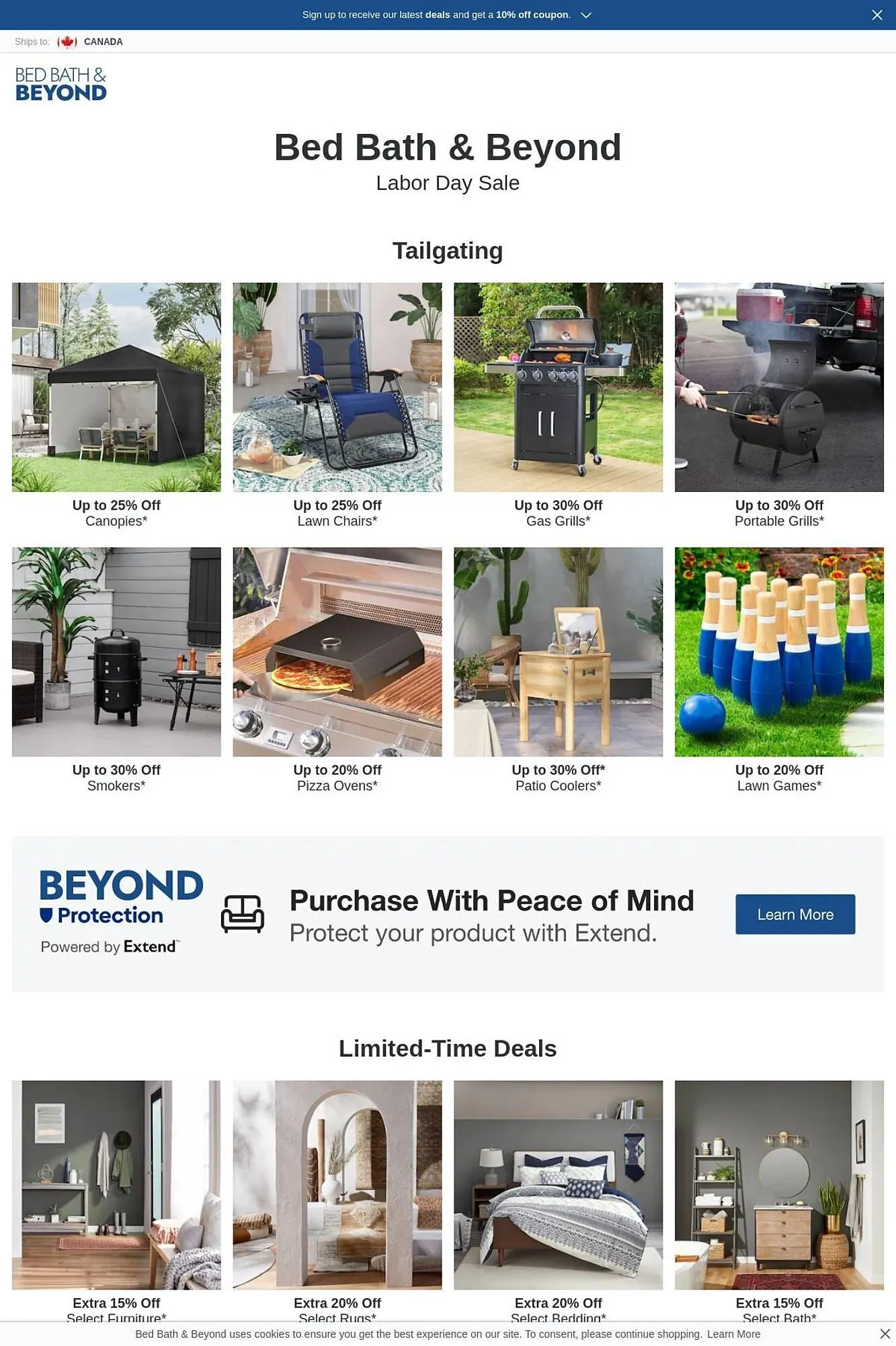 Weekly ad Bed Bath & Beyond Weekly Ad from August 26 to September 4 2024 - Page 1