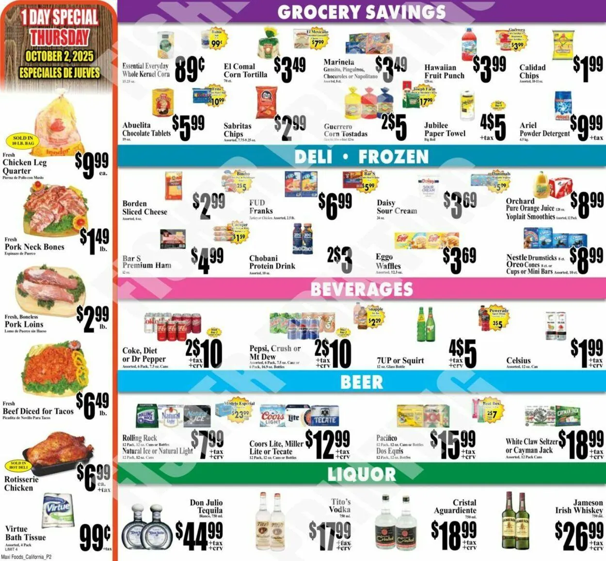 Weekly ad Maxi Foods from October 1 to October 7 2025 - Page 2