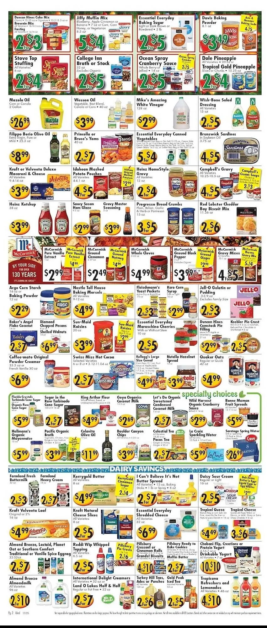 Weekly ad Ideal Food Basket circular from December 12 to December 18 2025 - Page 2