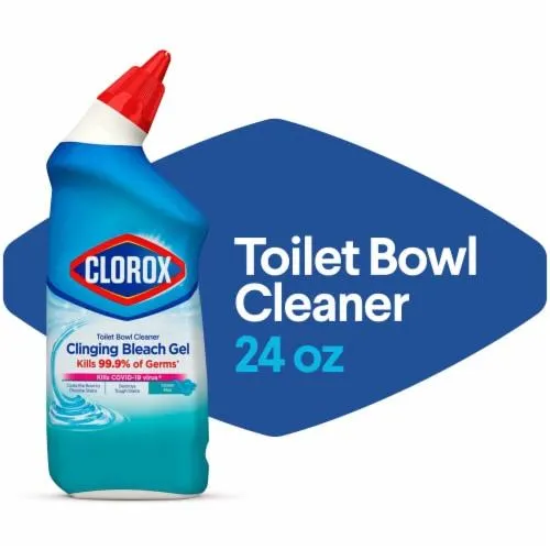 Clorox Ocean Mist Clinging Bleach Gel Toilet Bowl Cleaner