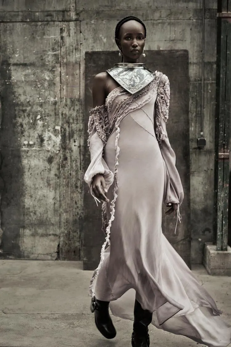 ZW COLLECTION LIMITED EDITION ASYMMETRIC DRESS