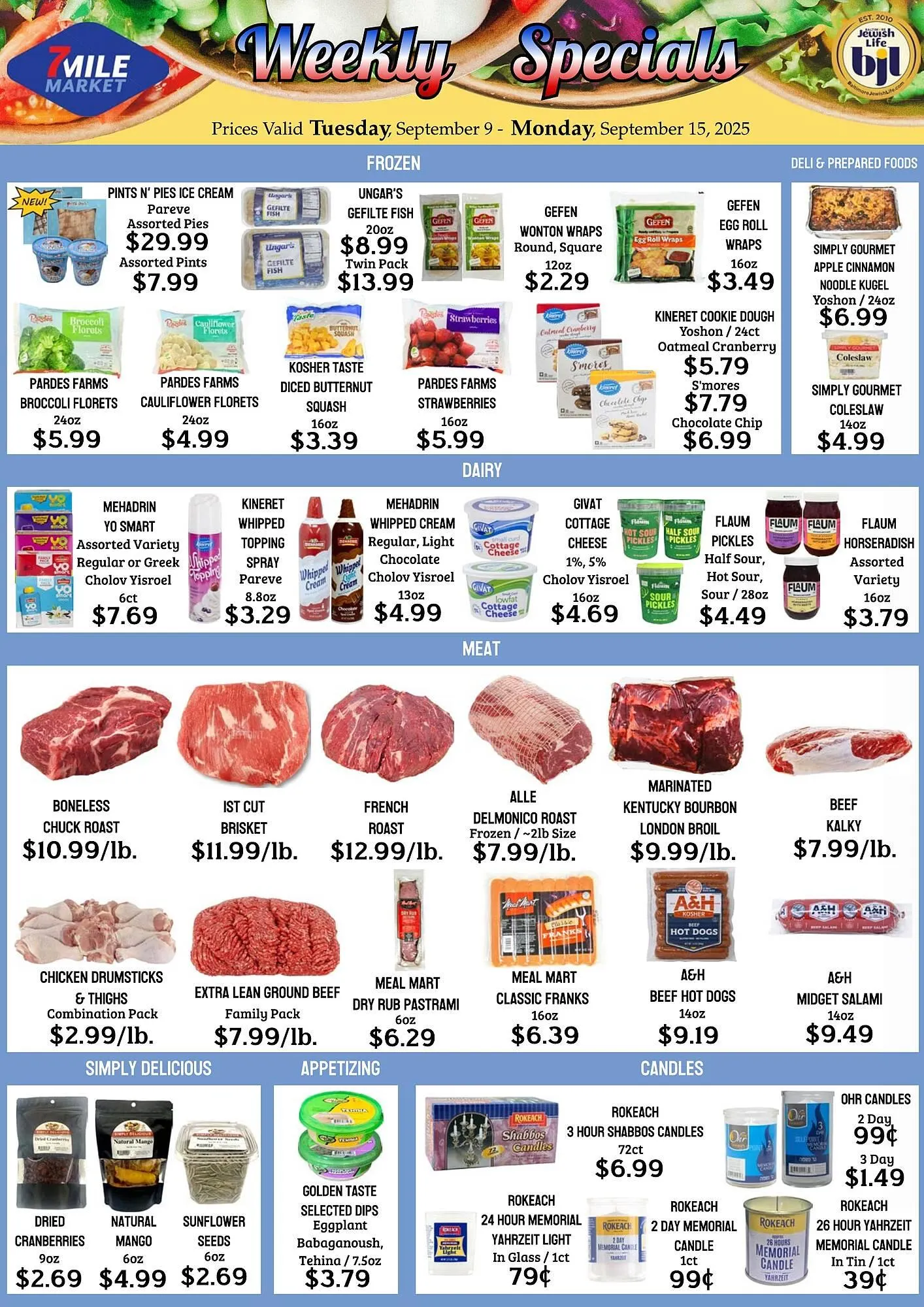 Weekly ad Seven Mile Market circular from September 9 to September 15 2025 - Page 1