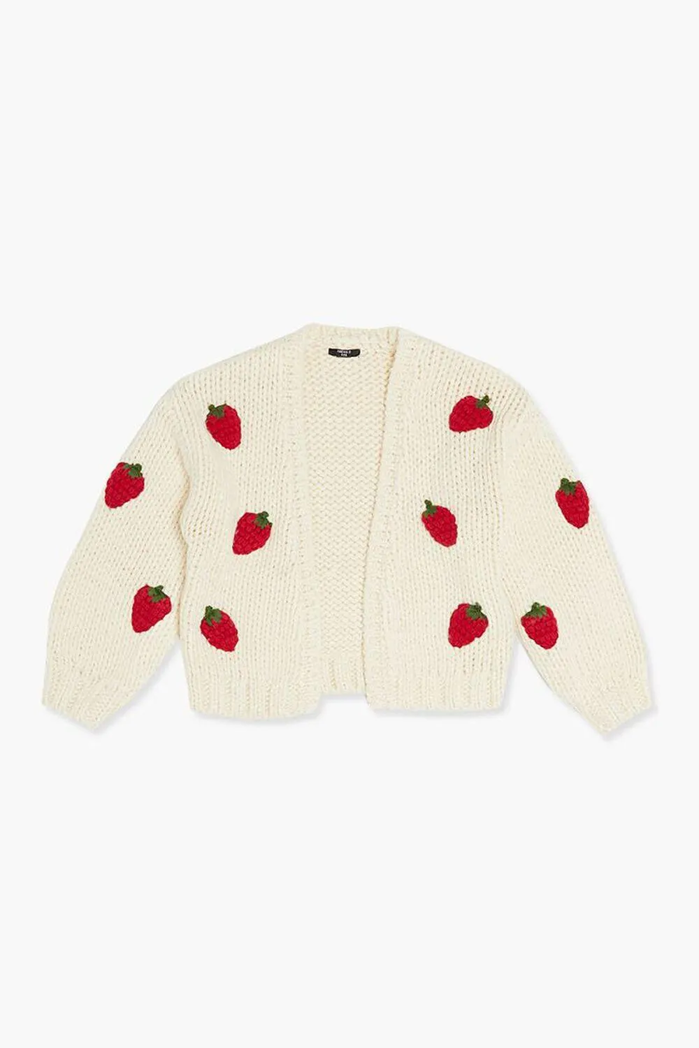 Girls Strawberry Cardigan Sweater (Kids)