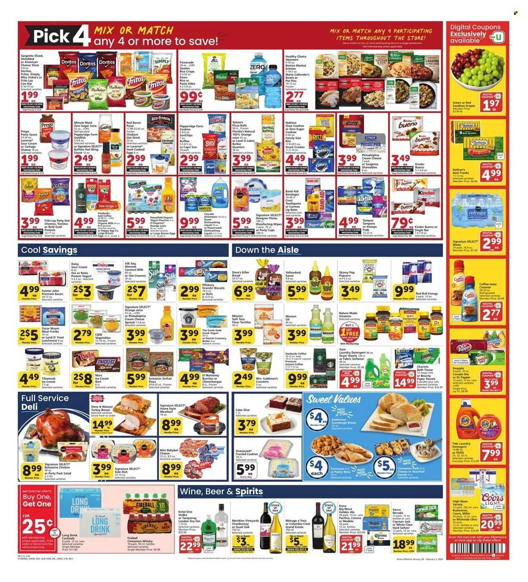 Weekly promotion Albertsons weekly ad spanning from January 28 to February 3 2026 - Page 2 for Catalogue 365