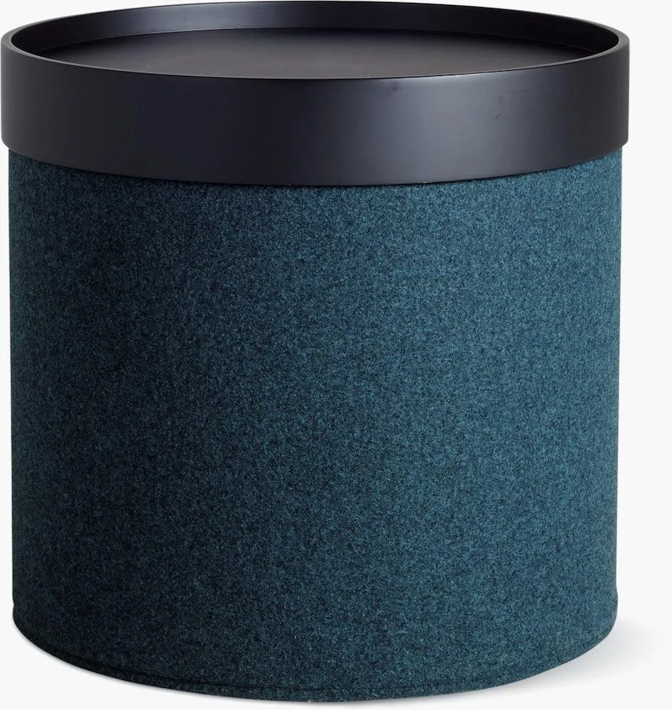 Drum Pouf Tray