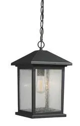 Z-Lite Portland Oil Rubbed Bronze 1 Light Outdoor Chain Light