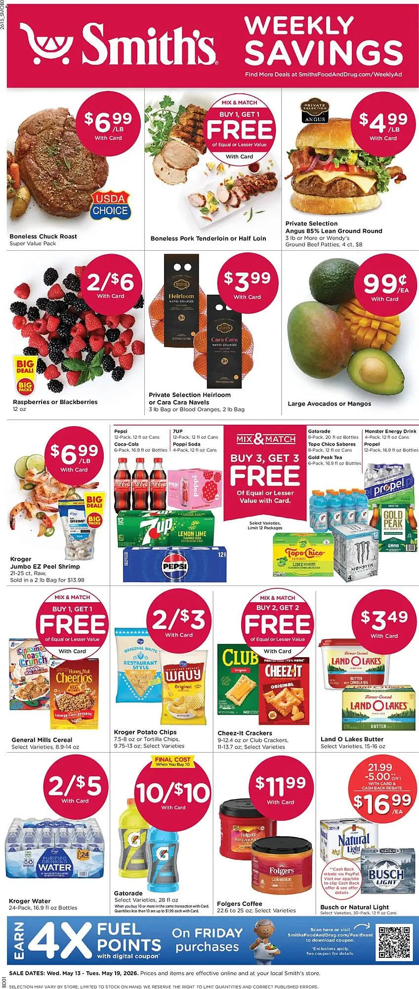 Weekly ad Smith's weekly ad from May 13 to May 20 2026 - Page 1