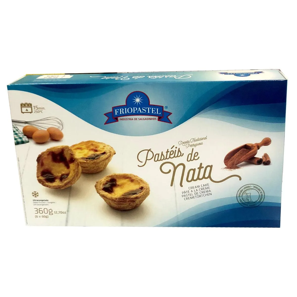 Friopastel Pasteis de Nata 6pk 360g