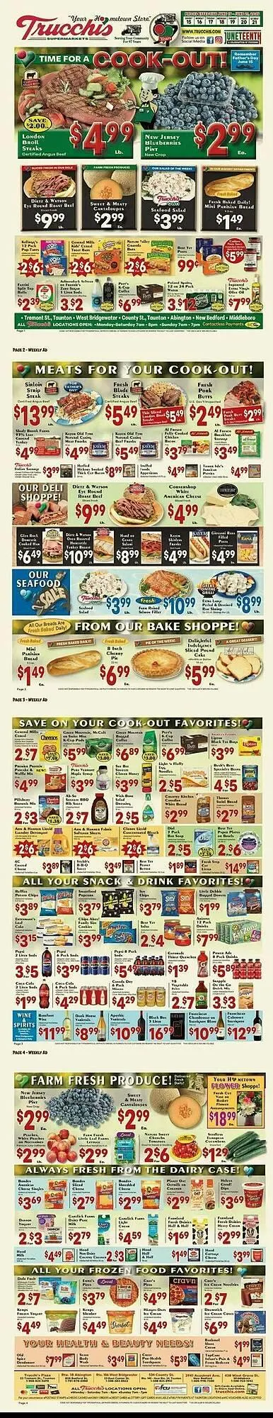 Weekly ad Trucchis Weekly Ad from June 15 to June 21 2025 - Page 1