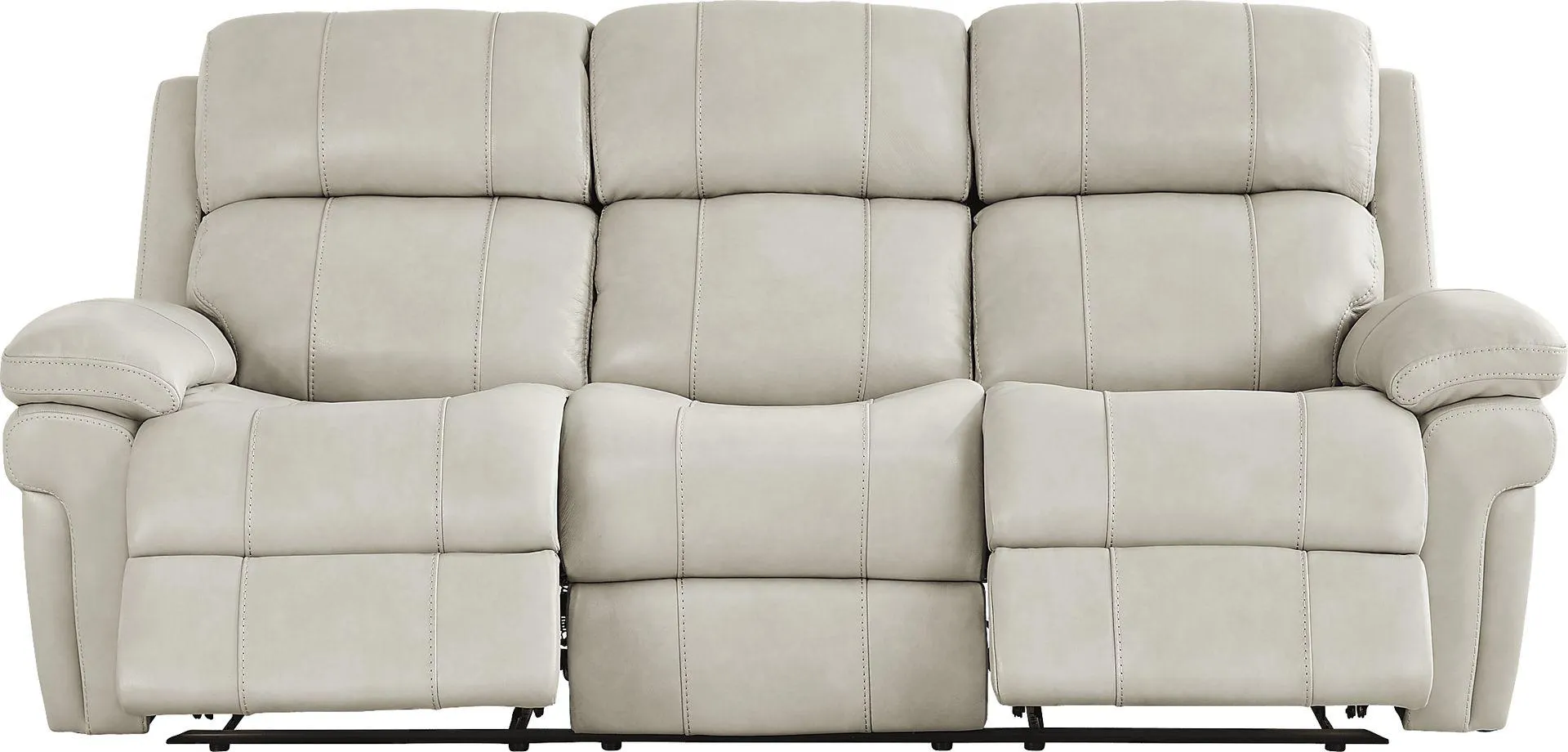 Trevino Lane Leather Non-power Reclining Sofa