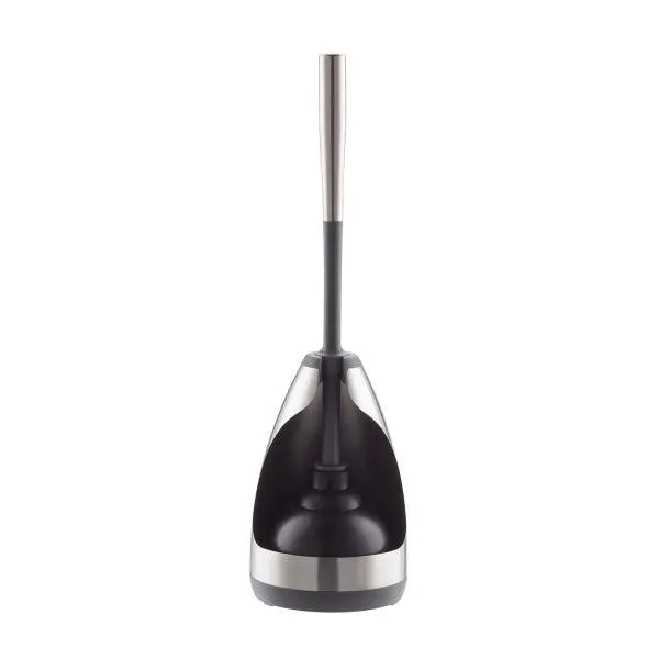 Polder Stainless Steel Plunger & Caddy