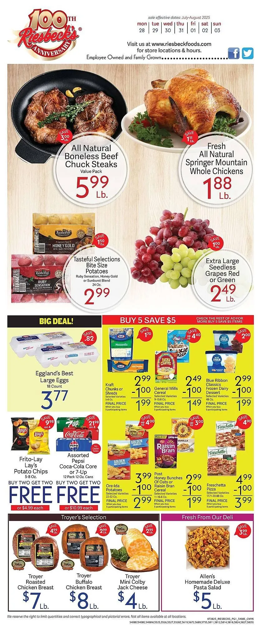Weekly ad Riesbeck Weekly Ad from July 28 to August 3 2025 - Page 3