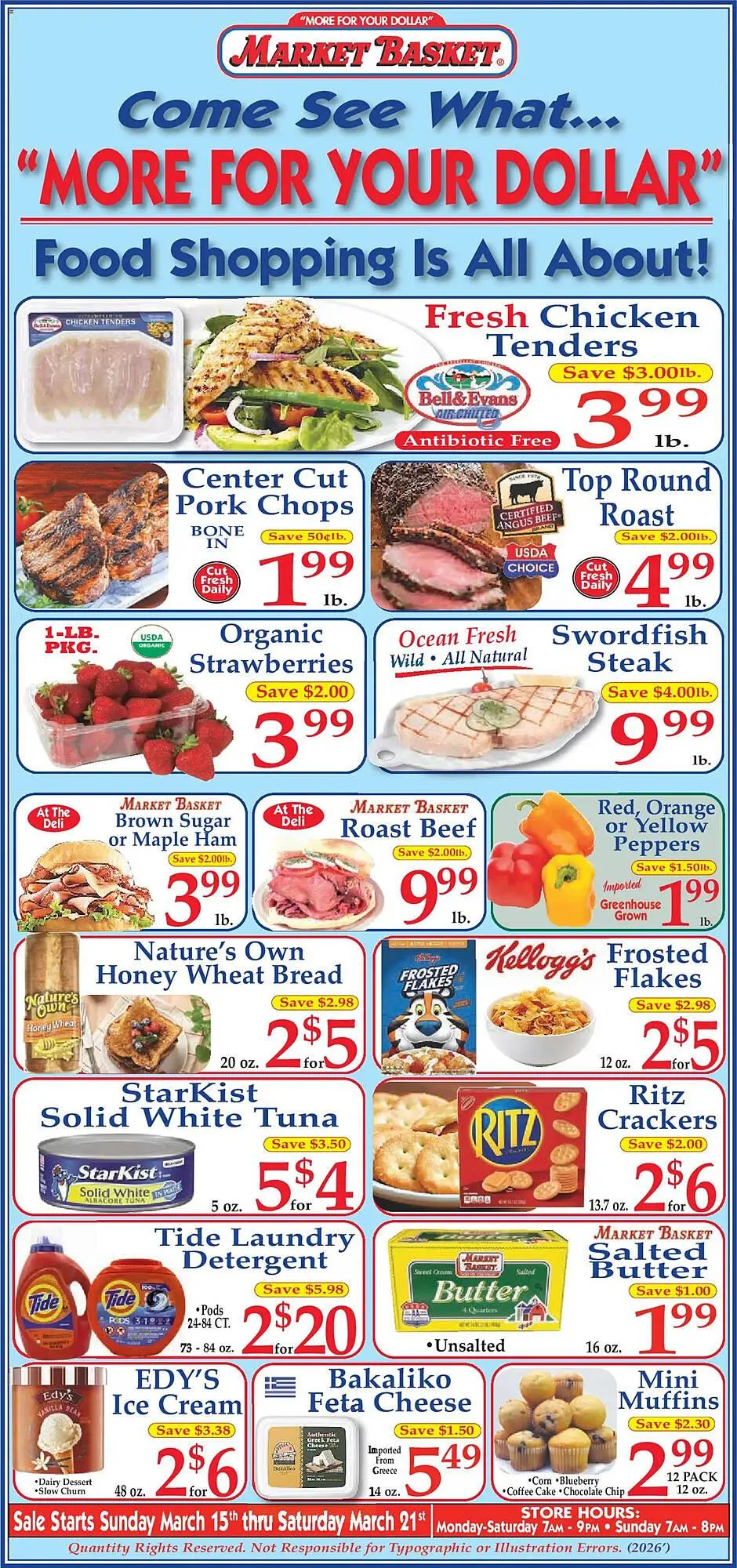 Weekly ad Market Basket weekly ad from March 15 to March 21 2026 - Page 1