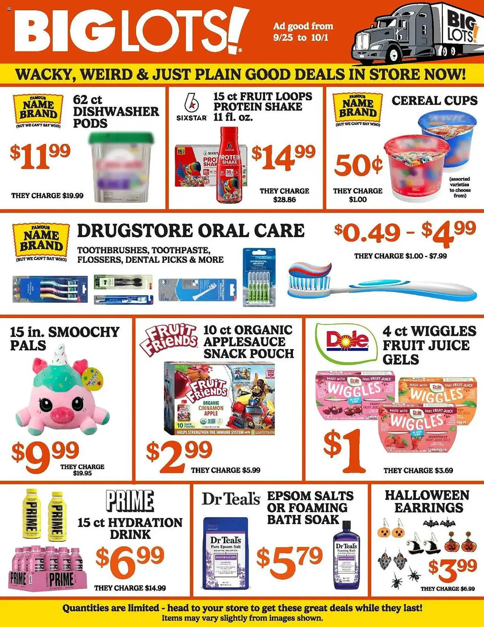 Weekly ad Big Lots weekly ad from September 25 to October 2 2025 - Page 1