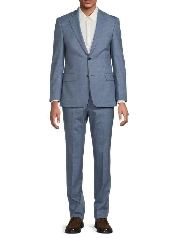 Wool-Blend Regular-Fit Suit